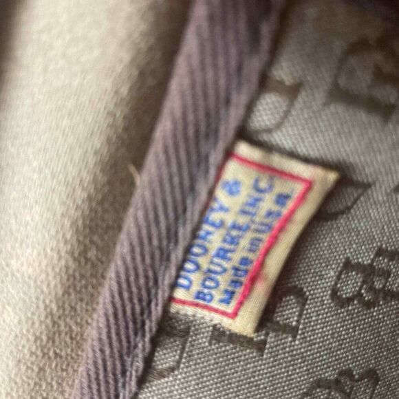 Vintage Dooney & Bourke Purse Tan Brown Made in USA Handle Bag - Picture 3 of 14